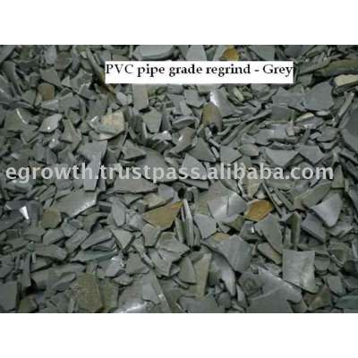 PVC pipe Regrind Grey